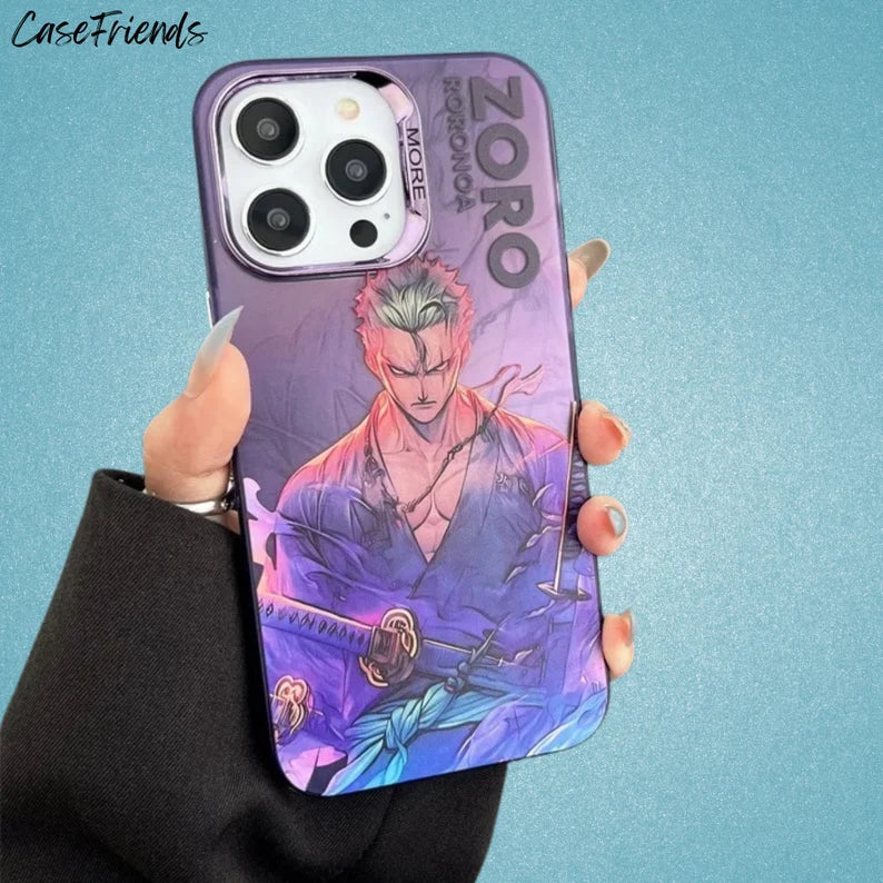 Premium One Piece Monkey-D-Luffy & Roronoa Zoro Cases Pack of 2