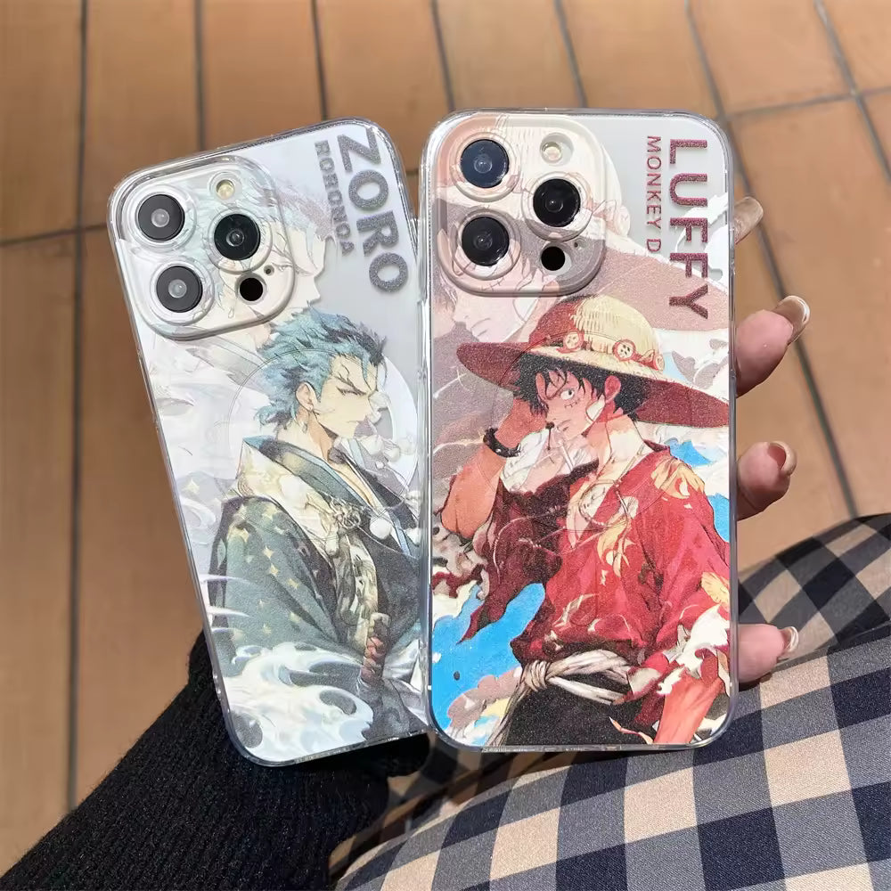 One Piece Monkey-D-Luffy & Roronoa Zoro Cases Pack of 2