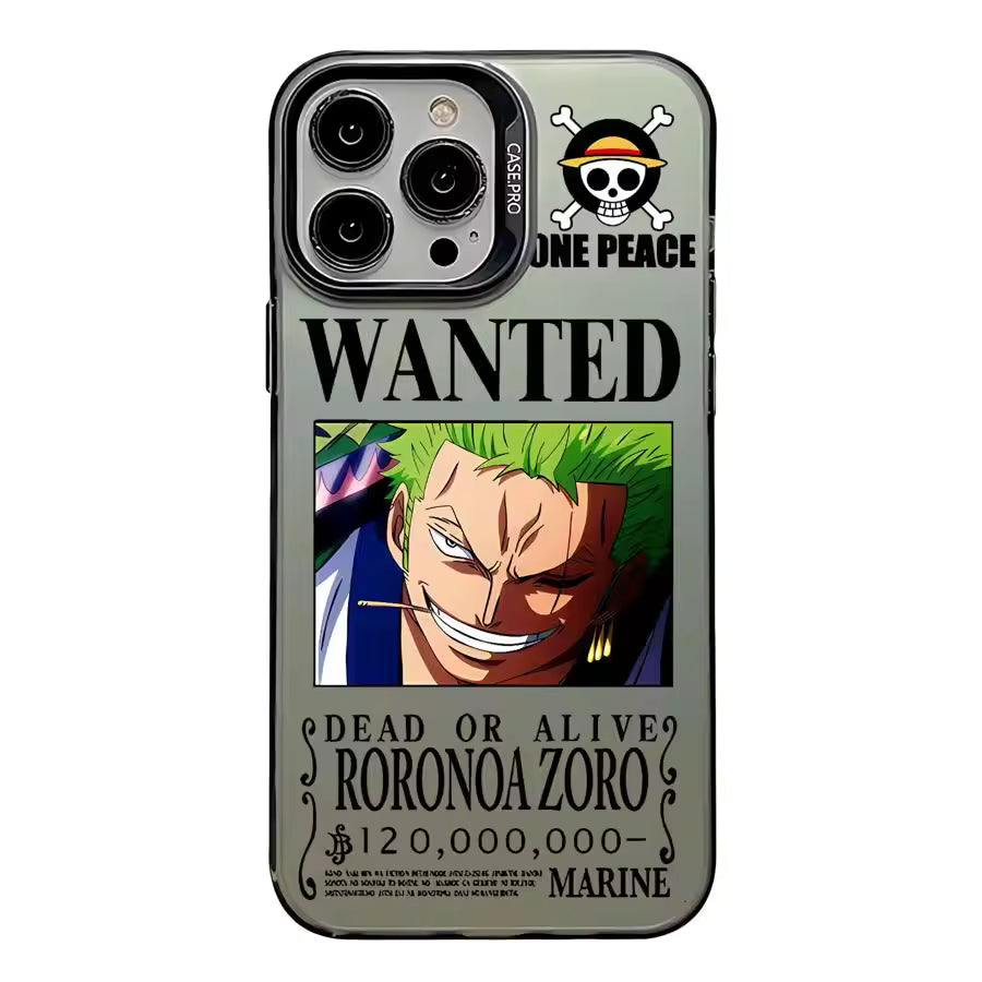 Wanted Roronoa Zoro ! Unleash Your Sword Strength with One piece Phone Case