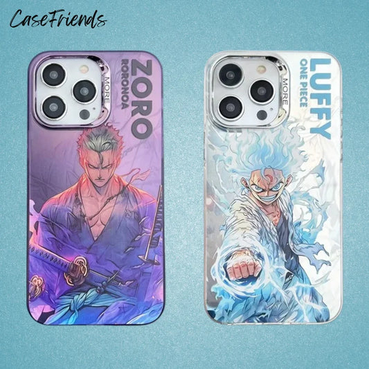 Premium One Piece Monkey-D-Luffy & Roronoa Zoro Cases Pack of 2