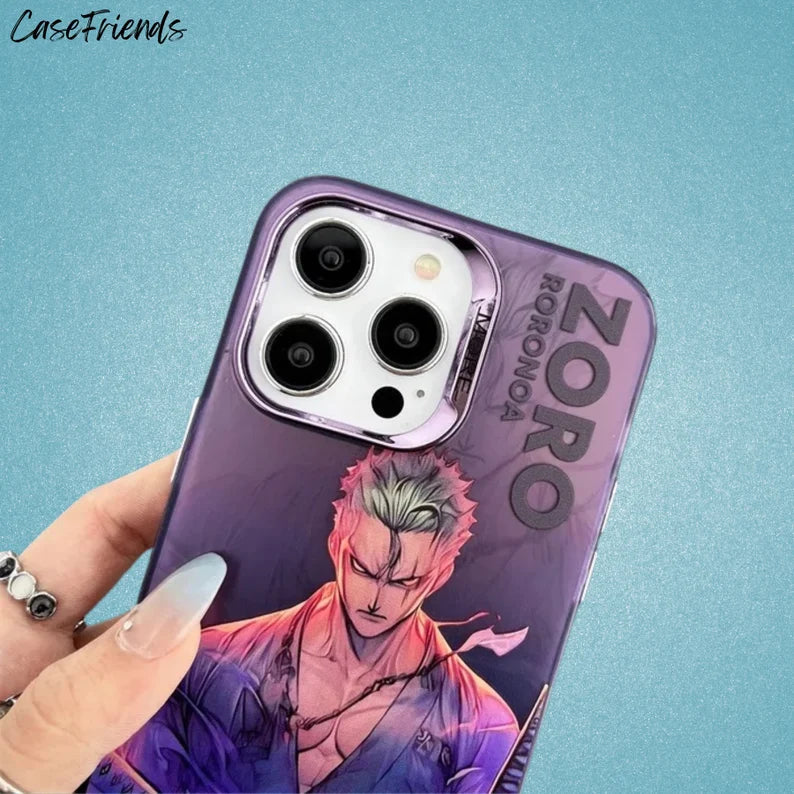 Premium One Piece Monkey-D-Luffy & Roronoa Zoro Cases Pack of 2