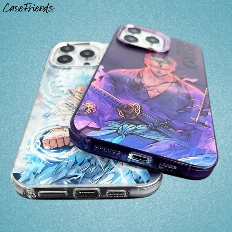 Premium One Piece Monkey-D-Luffy & Roronoa Zoro Cases Pack of 2