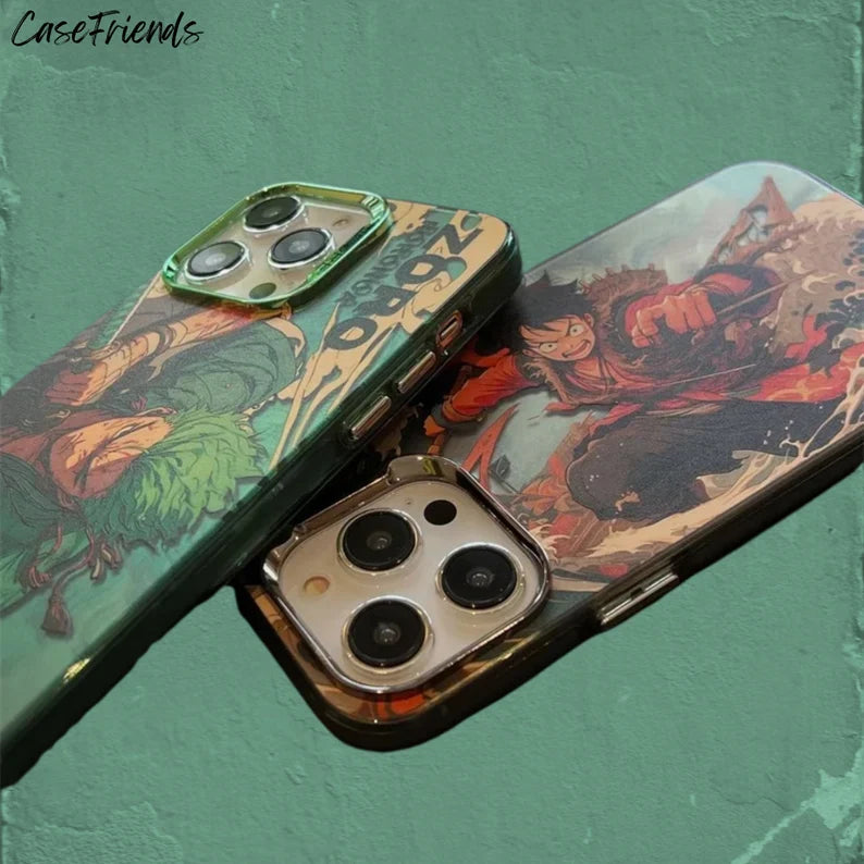 Monkey-D-Luffy & Roronoa Zoro Sword Style Cases Pack of 2 | One Piece