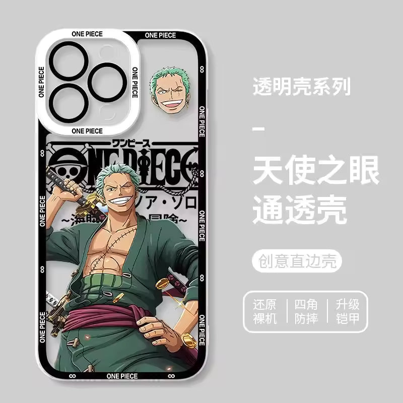 Premium Monkey-D-Luffy & Roronoa Zoro Phone Cases Pack Of 8