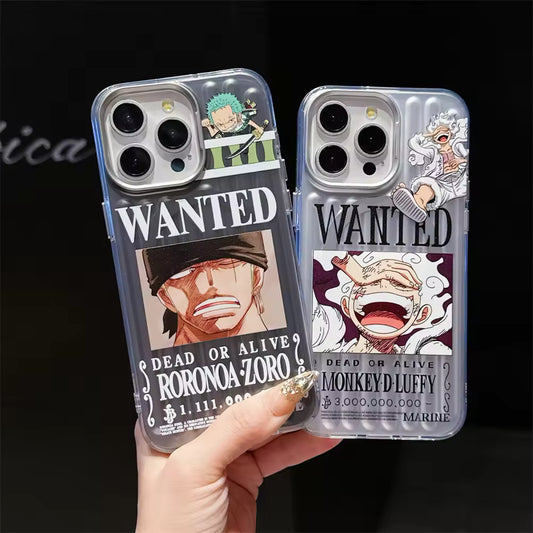 Wanted Poster Monkey-D-Luffy & Roronoa Zoro Phone Cases Pack of 2