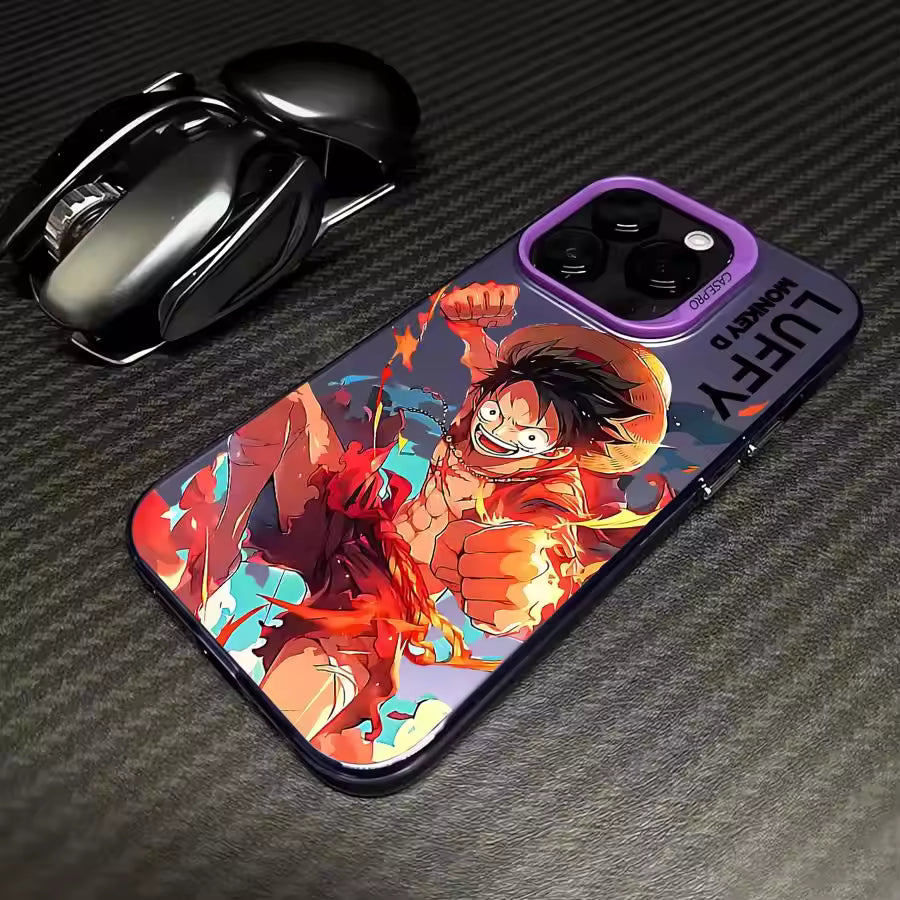 Premium One Piece Monkey D. Luffy Devil Fruit Action Phone Case | One Piece