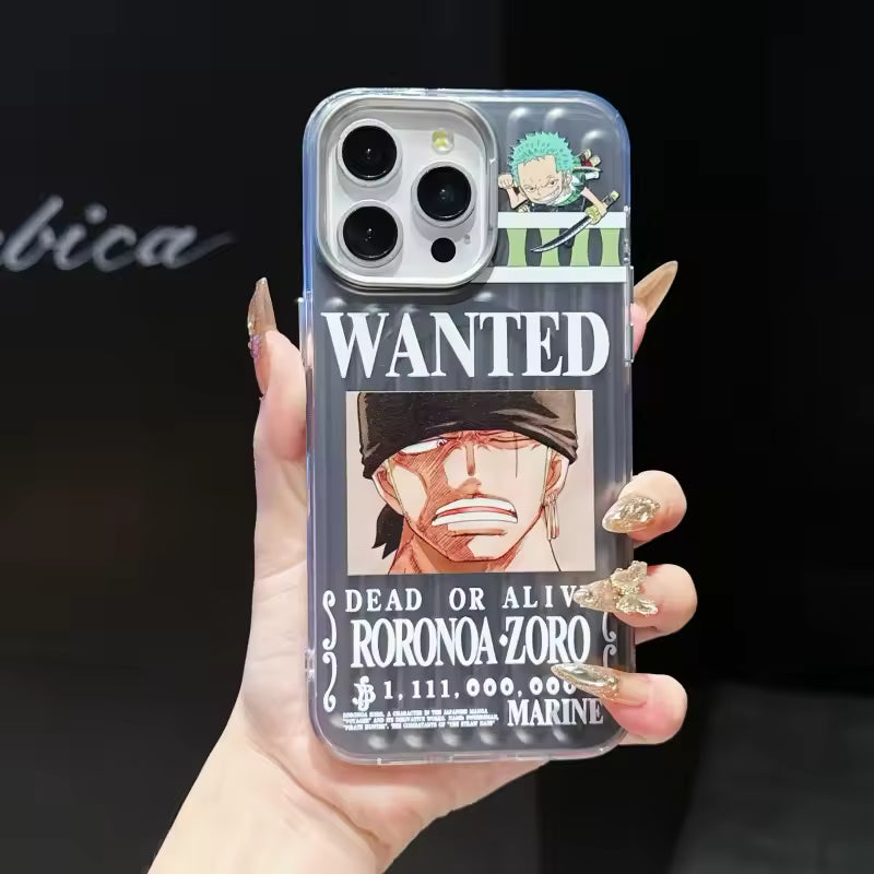 Wanted Poster Monkey-D-Luffy & Roronoa Zoro Phone Cases Pack of 2